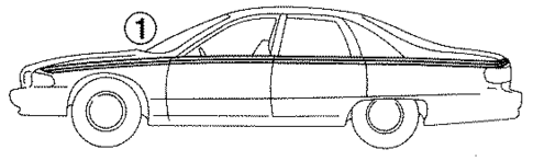 Stripe Tape for 1991 Chevrolet Caprice #0