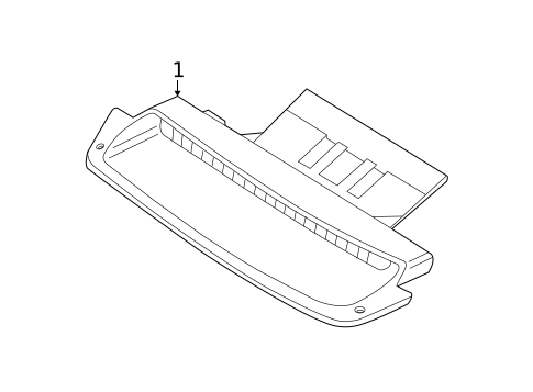 High Mounted Stop Lamp for 2003 Volvo S60 #0