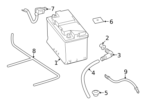 Battery & Related Components for 2014 Mercedes-Benz E 350 #0