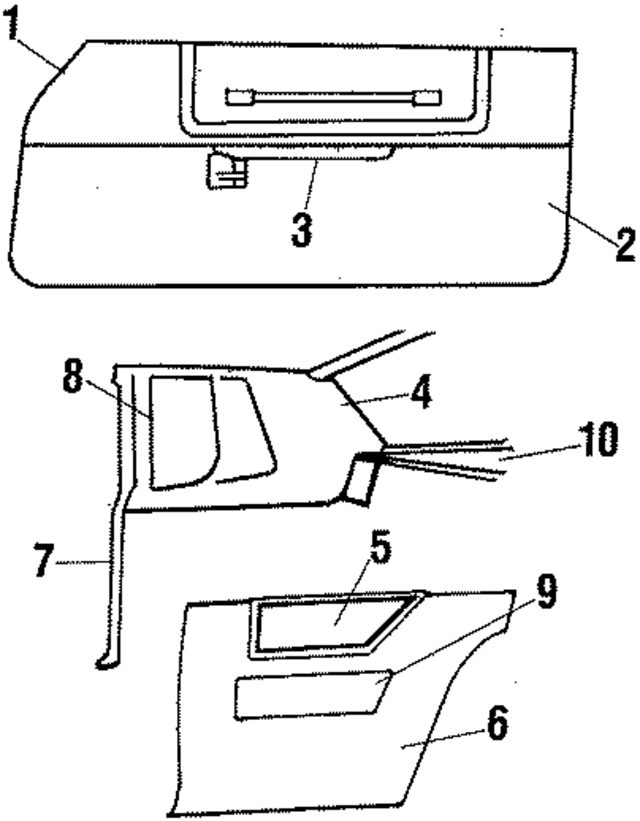 20238510 - Body: Door Trim Panel for GM Image