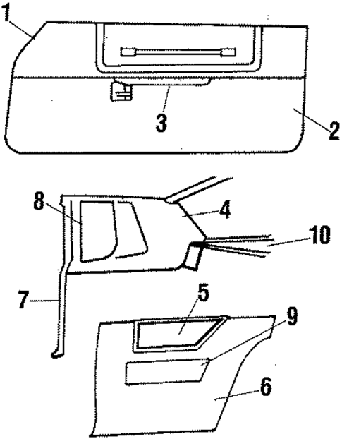 Interior Trim for 1985 Chevrolet Monte Carlo #0