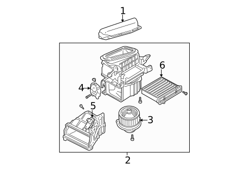 Blower Motor & Fan for 2003 Mitsubishi Eclipse #0