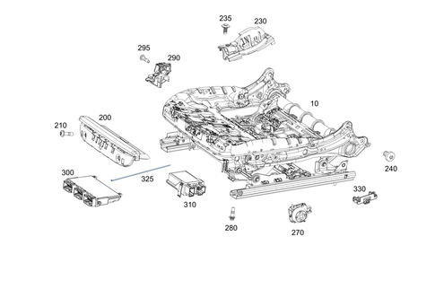 Seat Adjuster for 2025 Mercedes-Benz GLE450e #0