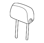 4K0881901F22A - Body: Headrest for Audi: A7 Sportback, RS6 Avant, RS7 Sportback, S7 Sportback Image