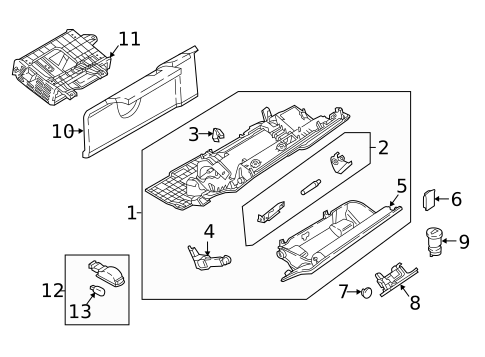 Glove Box for 2025 Audi A4 allroad #0