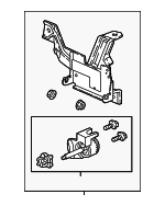 36801T5AJ13 - Electrical: Mount Bracket for Honda: Fit Image