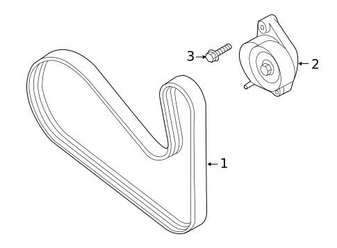 Belts & Pulleys for 2015 Mitsubishi Outlander #0