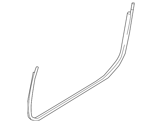 Surround Weather-Strip - BMW (51727125651)