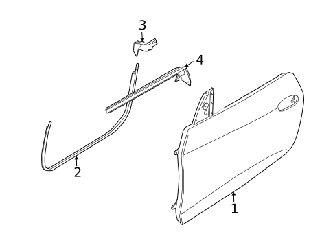 Door & Components for 2007 BMW Z4 #0