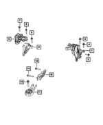 68201193AA - 1.0L Turbo; Engine: 6 Lobe External Head Bolt for Mopar Image