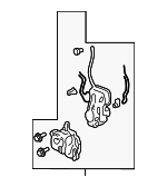 72110S0XA21 - Body: Lock Assembly for Honda: Odyssey Image