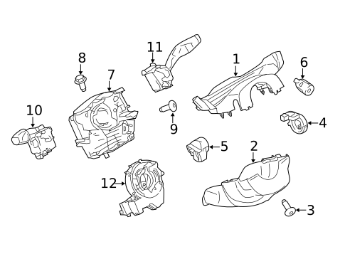 Switches, Solenoids & Actuators for 2018 Ford Transit-350 HD #0