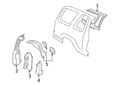 Inner Structure for 1997 Ford Explorer #0
