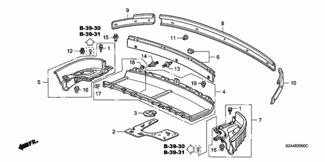 Rear Tray for 2004 Honda S2000 #0