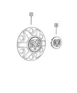 68650630AA - : Wheel Center Cap for Mopar Image
