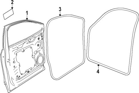 Door & Components for 2025 Audi Q6 e-tron #0
