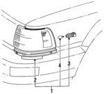 8173512180 - Electrical: Socket &amp; Wire for Toyota: 4Runner, Camry, Celica, Corolla, MR2, Pickup, Supra, Tercel, Van Image