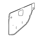 22603263 - Body: Water Deflector for Chevrolet: Malibu | Oldsmobile: Cutlass Image