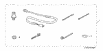 90401PR4000 - Accessory Components: WASHER, SEALING (28MM) for Honda Image