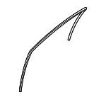 825401G000 - Body: Run Channel for Kia: Rio, Rio5 Image