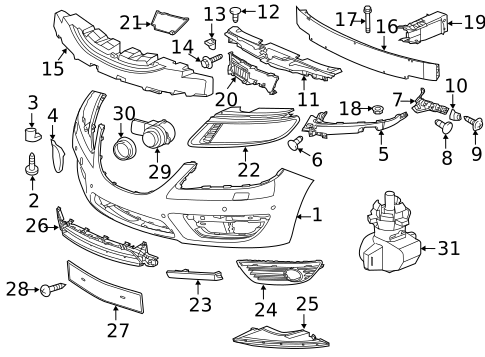 Parking Aid for 2011 Saab 9-5 #1