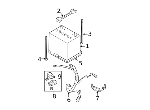 Battery for 2005 Subaru Outback #0