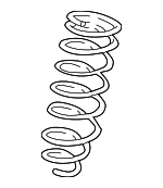 9140100 - : 1994-2004 Volvo Coil Spring for Volvo: 850, C70, S70, V70 Image