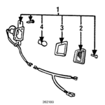 MB241189 - Electrical: License Lamp for Dodge: Conquest Image