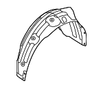 86822CW000 - : Wheelhouse Liner for Hyundai Image