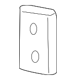 11562442 - Body: Striker Anchor Plate for Buick: LeSabre | Cadillac: DeVille, DTS, Seville | Oldsmobile: 98, Aurora | Pontiac: Bonneville Image