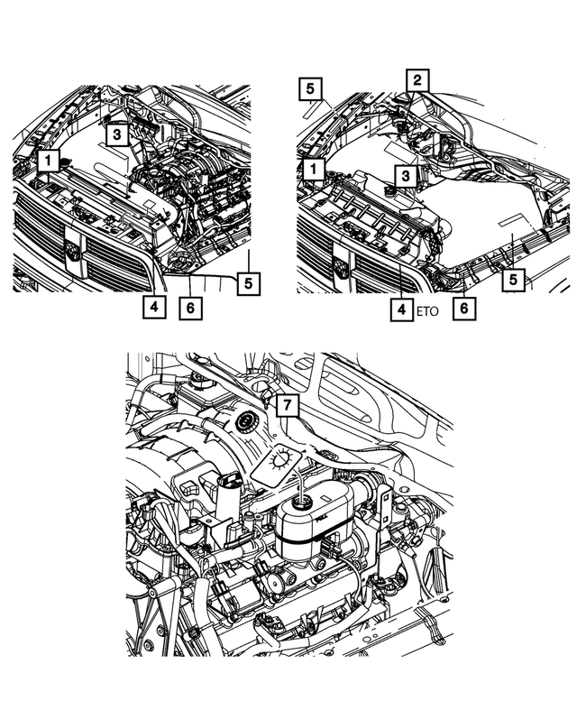 68192224AB - Labels: Fan Caution Label for Mopar Image image