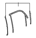 8360278J00 - : Glass Run for Suzuki Image