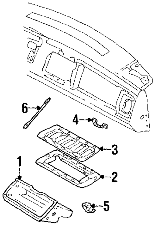 15955712 - Body: Glove Box for GM Image