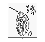 34116882792 - : Caliper for BMW: 228i Gran Coupe, 228i xDrive Gran Coupe, M235i xDrive Gran Coupe, X1 Image