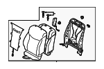7143047370E5 - : Seat Back Assembly for Toyota Image