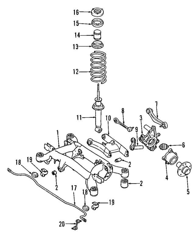 33322347992 - Suspension: Upper Control Arm for BMW Image