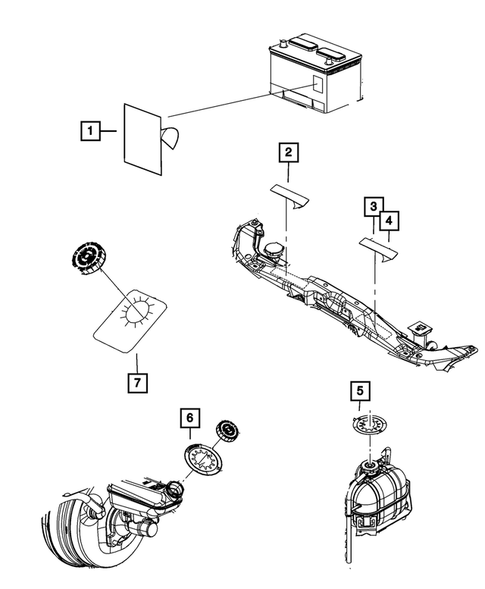 Under Hood for 2014 Dodge Grand Caravan #0