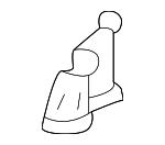 176663W0A00 - Fuel System: Fuel Tank Lower Bracket for Honda Image