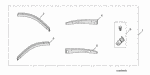 8R04TA01M003 - Accessory Components: VISOR, R. RR. DOOR for Honda Image