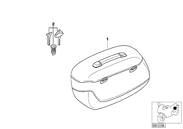 51257660862 - : Rep.Kit F Lock Cylinder for BMW-Motorrad Image