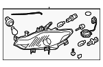 260601AA2C - Electrical: Headlamp Assembly for Nissan: Murano Image