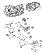68428570AD - : Transmission Crossmember Bracket for Mopar Image