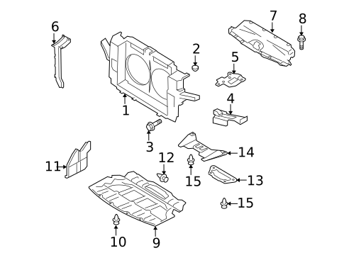 Splash Shields for 2014 INFINITI QX50 #0