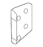 68629003AD - : Bumper Bracket, Left for Mopar Image