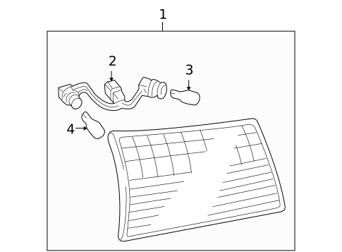 Combination Lamps for 2005 Toyota Sienna #1