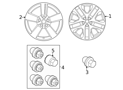 Wheels for 2022 Land Rover Defender 90 #1