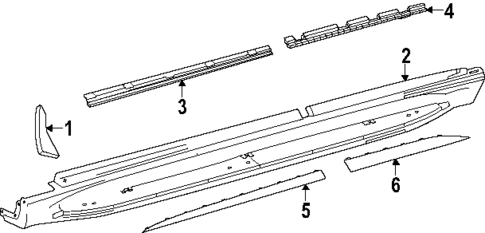 Exterior Trim - Pillars for 2021 Mercedes-Benz GLE350 #0