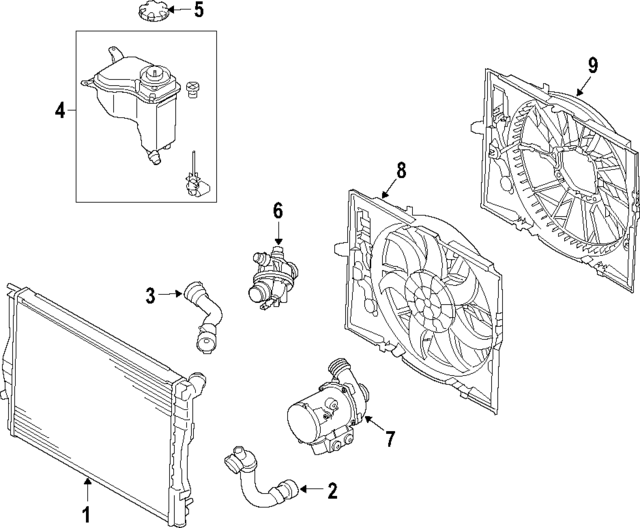 17117557814 - Cooling System: Fan Shroud for BMW Image