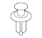 GD7A50EA1 - Body: Grille Fastener for Mazda: 2, 3, 5, 6, CX-3, CX-30, CX-5, CX-50, CX-7, CX-70, CX-9, CX-90, Millenia, MPV, MX-30 EV, MX-5 Miata, Protege, Protege5, RX-8 Image