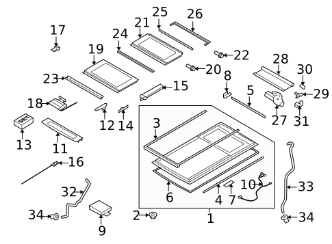 Sunroof for 2010 Porsche Cayenne #0